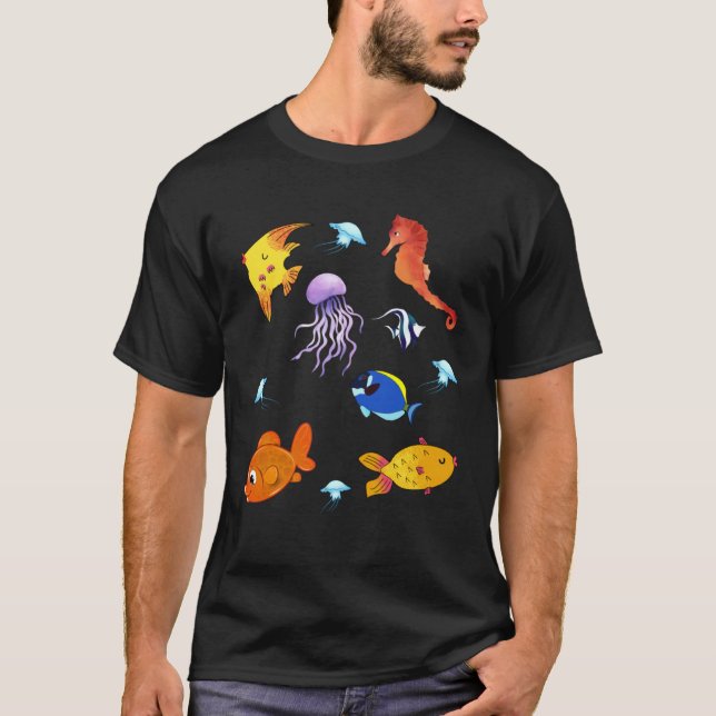fiskvärldsoutfit t shirt (Framsida)