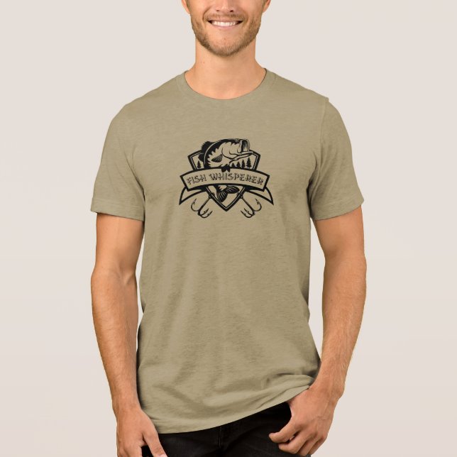 Fiskviskare T Shirt (Framsida)