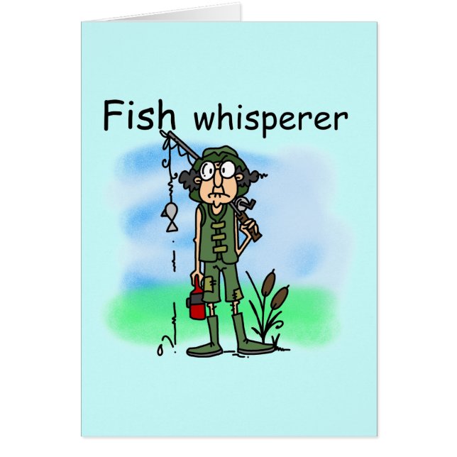 FiskWhisperer Hälsningskort (Framsidan)