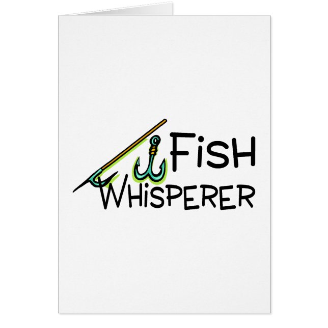 FiskWhisperer Hälsningskort (Framsidan)