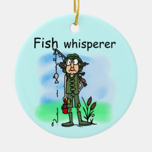 FiskWhisperer Julgransprydnad Keramik