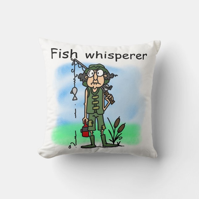 FiskWhisperer Kudde (Framsida)