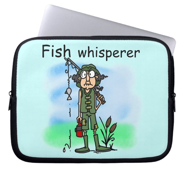 FiskWhisperer Laptop Fodral (Framsidan)