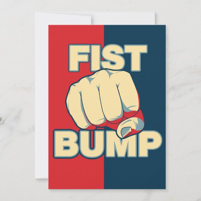 Fist Bump Inbjudningar (Framsida)