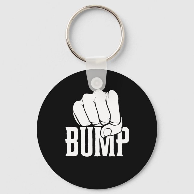 Fist Bump Sticker Nyckelring (Framsida)
