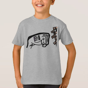 Fist på Faith Bold Black and White Teckning T Shirt