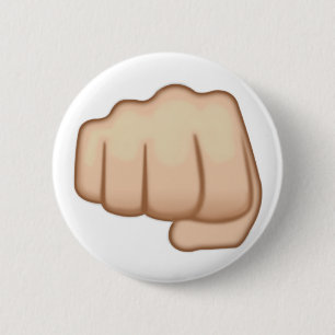 Fisted räcker undertecknar Emoji Knapp