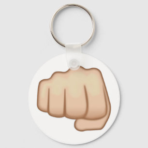 Fisted räcker undertecknar Emoji Nyckelring