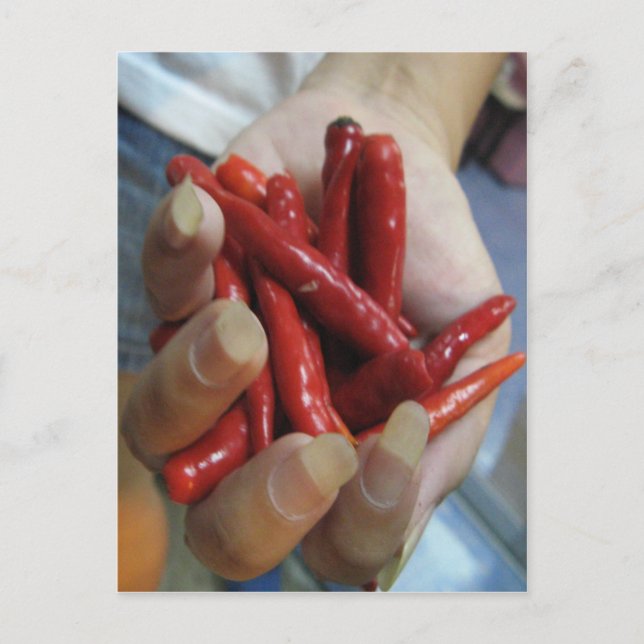 Fistful of Chili's... Thai Street Food Vykort (Framsida)