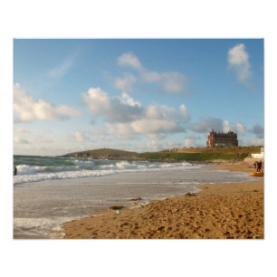 Fistral strand Newquay Cornwall England Fototryck