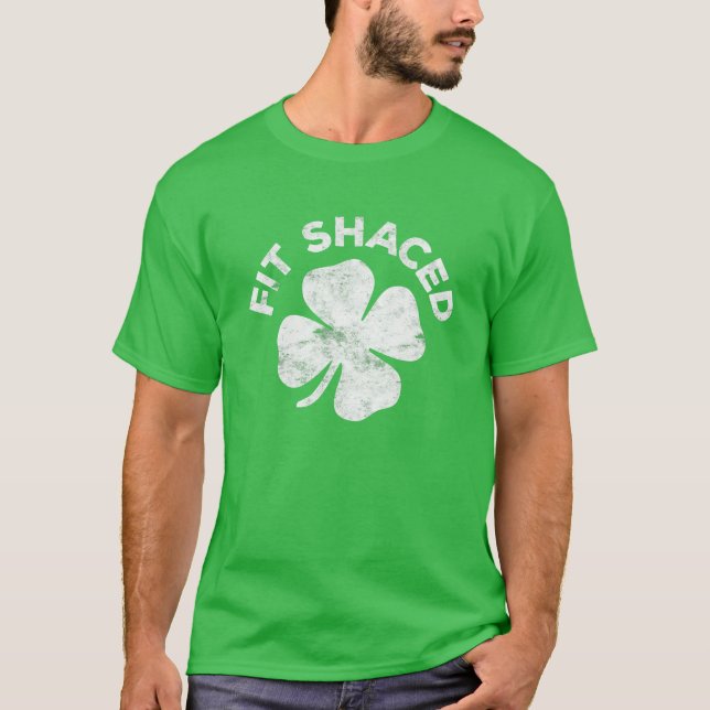 Fit Shaced Saint Patrick Day T Shirt (Framsida)