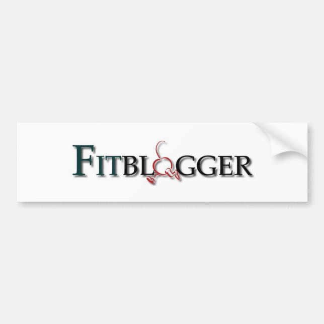 Fitblogger logotypbildekal bildekal (Framsidan)