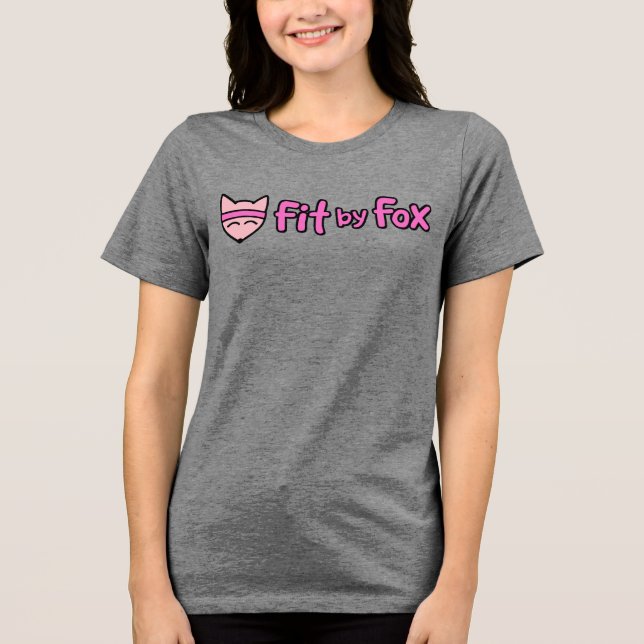 FitbyFox Fundamentals- Dam T Shirt (Framsida)