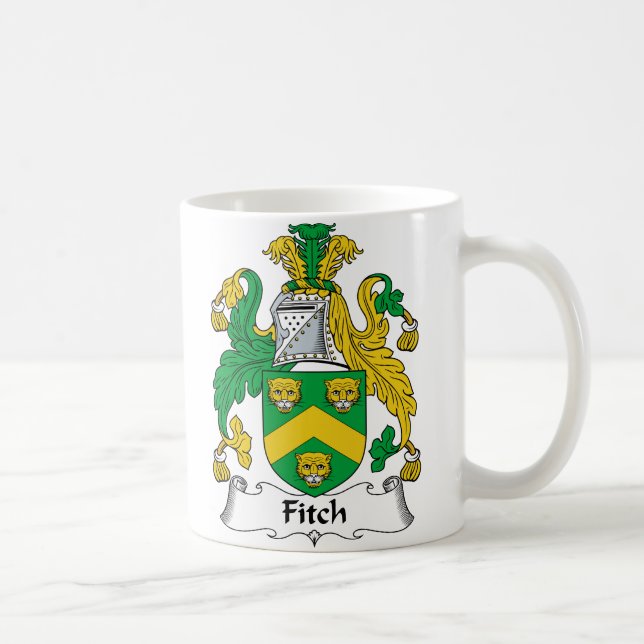 Fitch familjvapensköld kaffemugg (Höger)