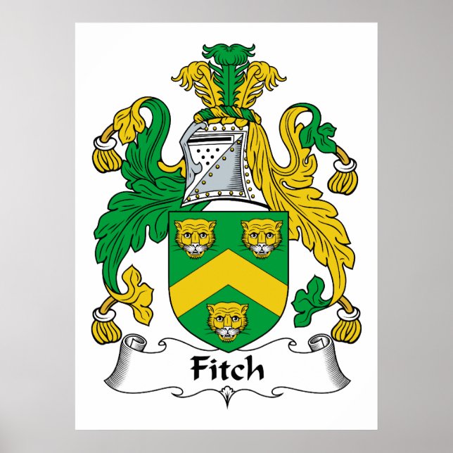 Fitch Family Crest Poster (Framsidan)