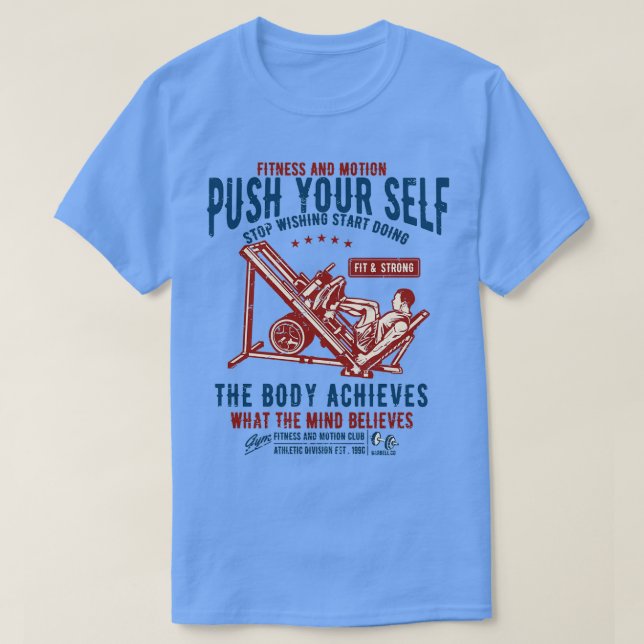 Fitness 10 t shirt (Design framsida)