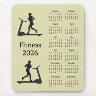 Fitness 2026 Kalender Musmattor