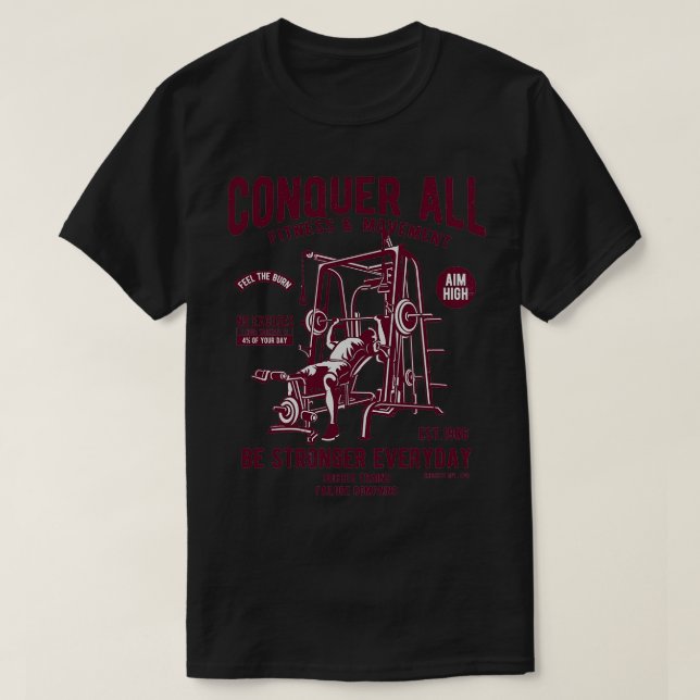 Fitness 9 t shirt (Design framsida)