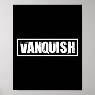 Fitness Älskare Vanquish Fitness Trainer Bodybuild Poster