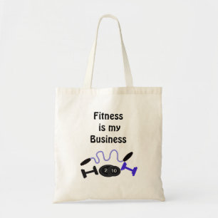 Fitness är min verksamhet tygkasse
