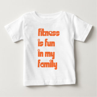 Fitness är roligt - storlek för baby t-shirt
