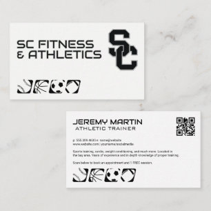 Fitness Athletics Visitkort