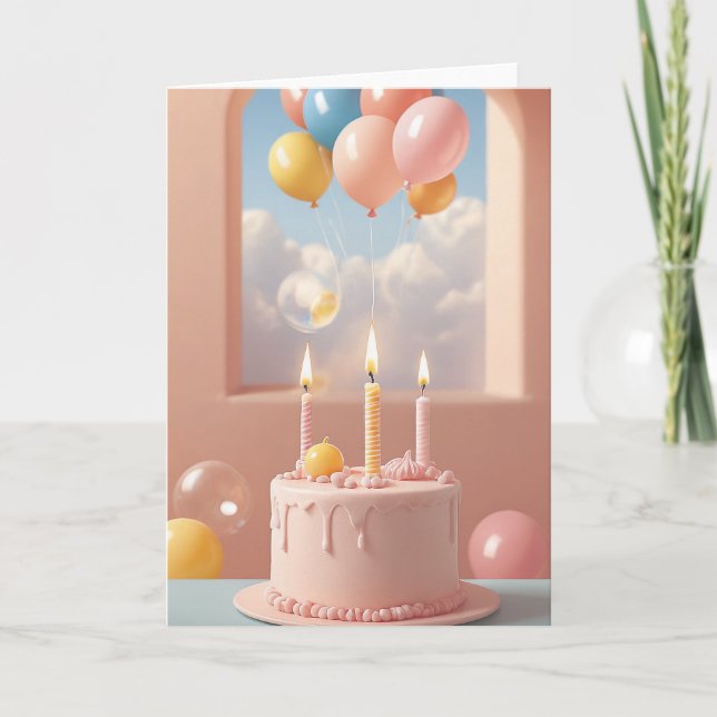 Fitness Birthday Hero Kort (Framsida)