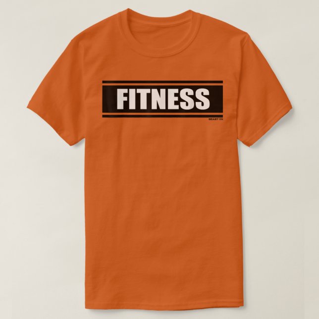 Fitness Black Gym Fitness Workout Gym Say Motiv T Shirt (Design framsida)