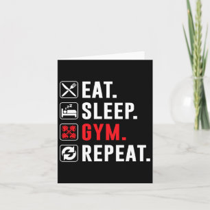Fitness Bodybuilding Eat Ssov Gym Repeat Funny Wo Kort
