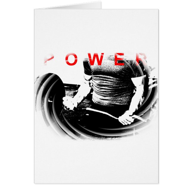 Fitness Bodybuilding Hälsningskort (Framsidan)