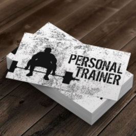 Fitness Bodybuilding Personal Trainer Professionel Visitkort