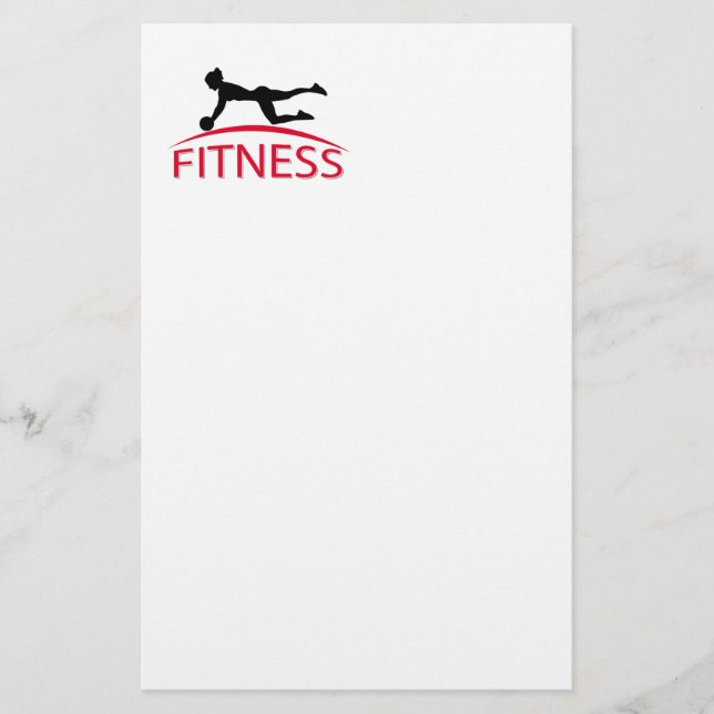 Fitness Brevpapper (Framsida)