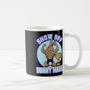 Fitness Bunny BodyBuilder Show Off Bunny M Funny R Kaffemugg