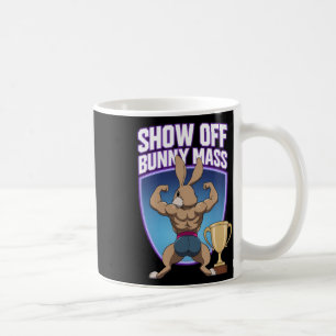 Fitness Bunny BodyBuilders Muscle Byggnad Funny R Kaffemugg