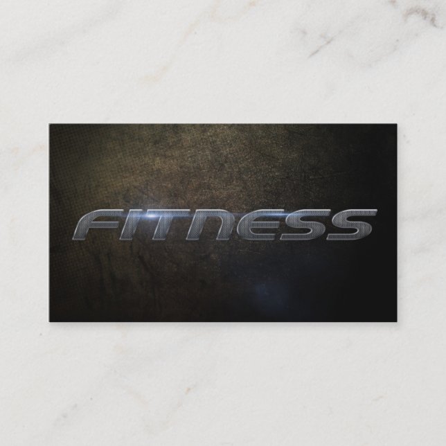 Fitness business card visitkort (Framsida)