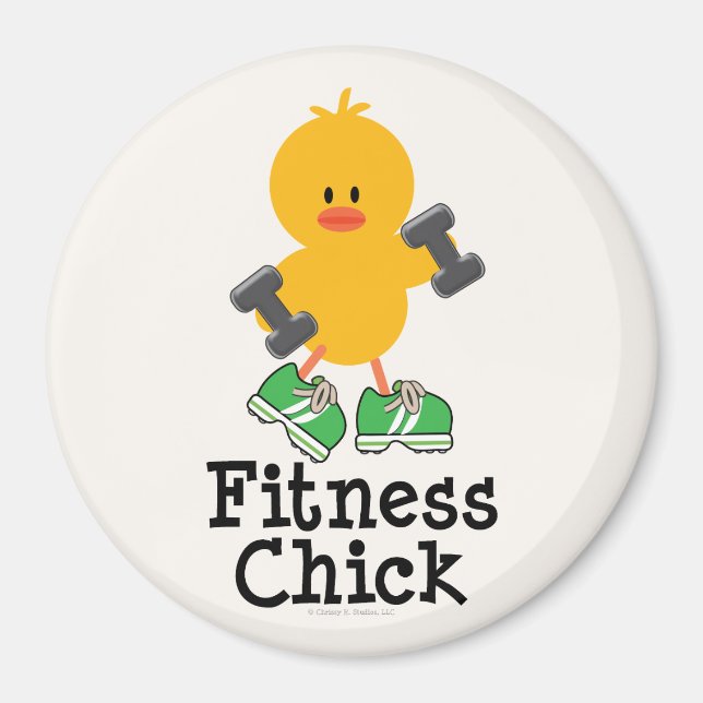 Fitness Chick Magnet (Framsidan)