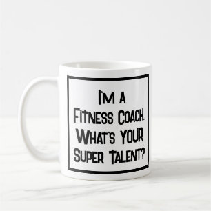 Fitness Coach Toppen Talent. Kaffe Mugg