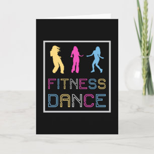 Fitness Dance Gym Dancing Workout Sport Gift Idea Kort