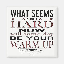Fitness Dance Motivational Quote Magnet