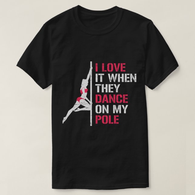 Fitness Dancer Dance Instructor T Shirt (Design framsida)