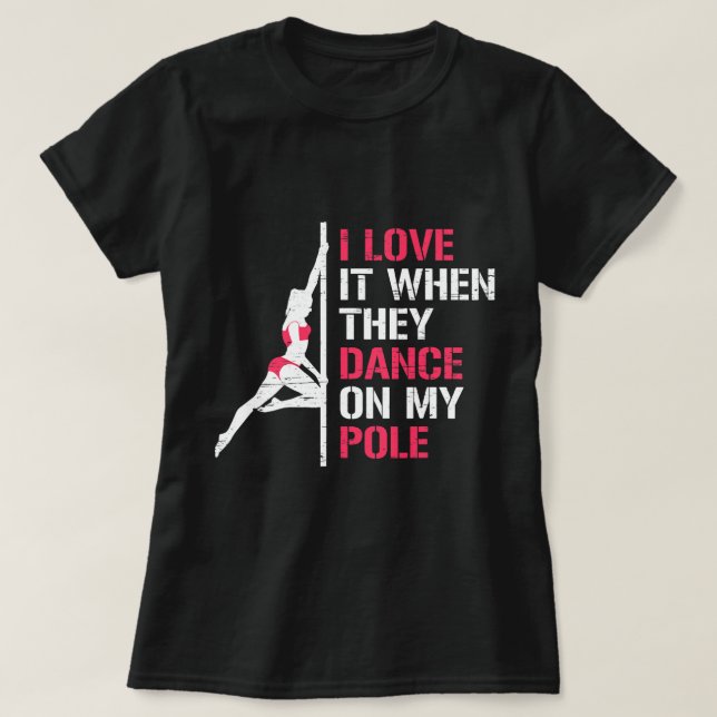 Fitness Dancer Dance Instructor T Shirt (Design framsida)