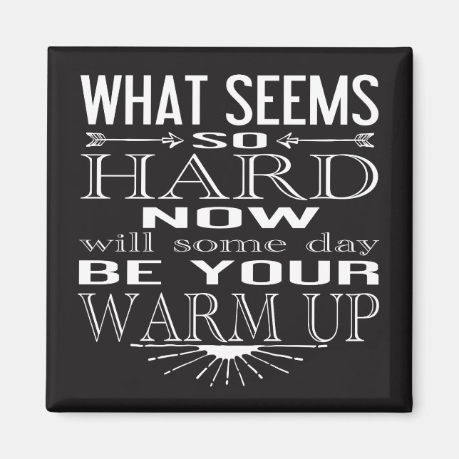 Fitness Dancer Motivational Quote Magnet (Framsidan)