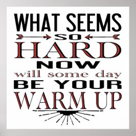 Fitness Dancer Motivational Quote Poster