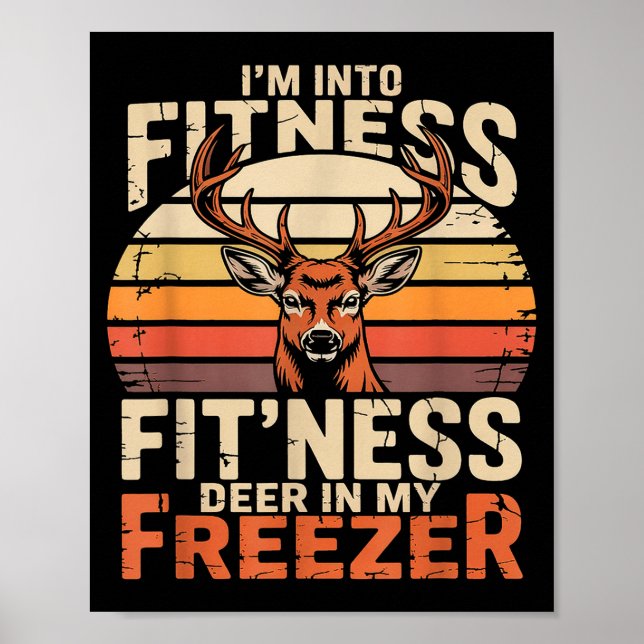 Fitness Deer In My Zer Deer Hunting  Poster (Framsidan)