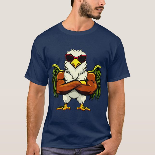 Fitness Eagle T-Shirt (Framsida)