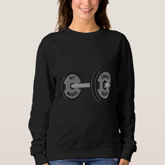 Fitness  Enthusiasts  Evade Taxes T Shirt (Framsida)