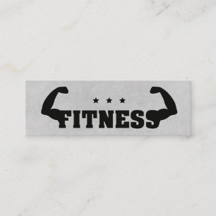 Fitness Flex Personlig utbildare Mini Visitkort