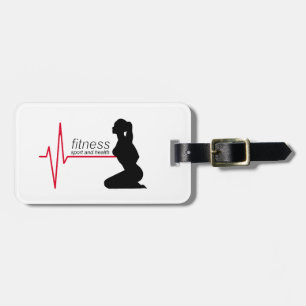 Fitness-flicka Bagagebricka