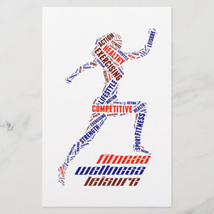 Fitness-flicka Flygblad