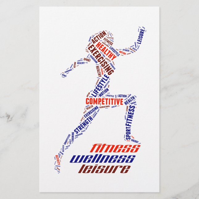 Fitness-flicka Flygblad (Framsidan)